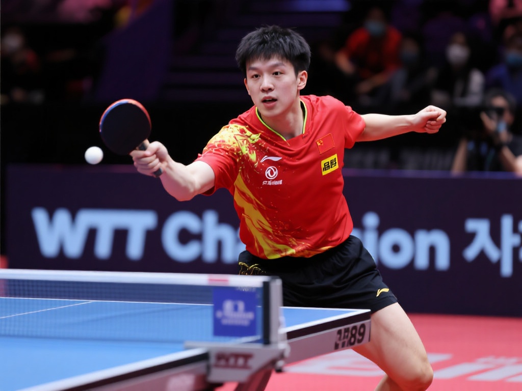 在乒乓球赛场上，每一次精彩的对决都牵动着