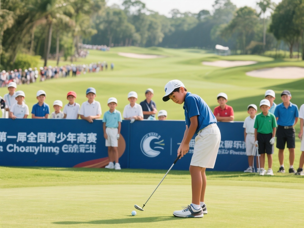 今年的全国青少年高尔夫球冠军锦标赛在风景