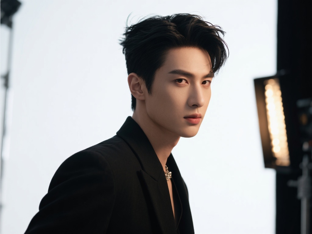 苏州KSG今屿写真曝光:耍帅暂停,只为甩刘海 苏州KSG团队在对今屿写真进行设计时,也