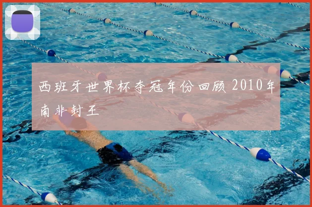 西班牙世界杯夺冠年份回顾 2010年南非封王