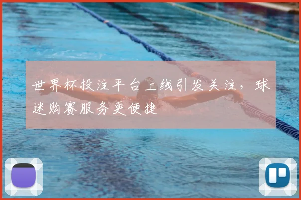 世界杯投注平台上线引发关注，球迷购赛服务更便捷